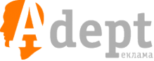Логотип компании Адепт