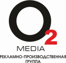 Логотип компании О2 медиа